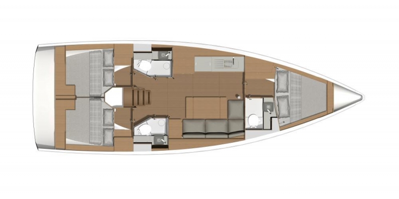 Dufour 390 layout 2