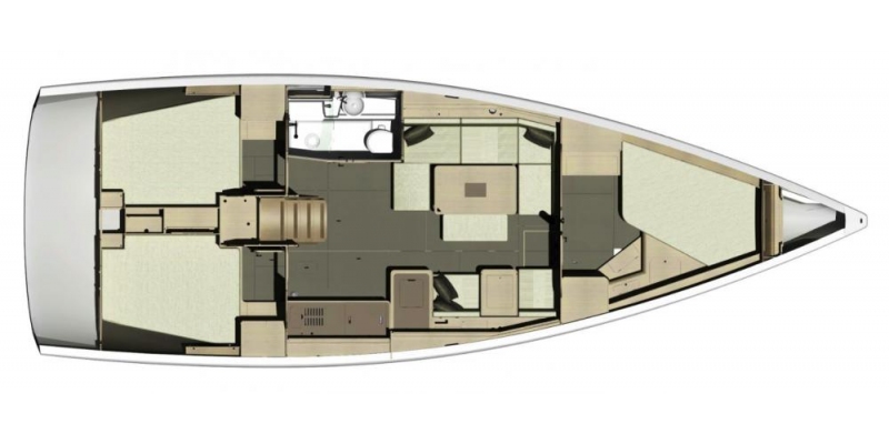 Dufour 412 layout 3