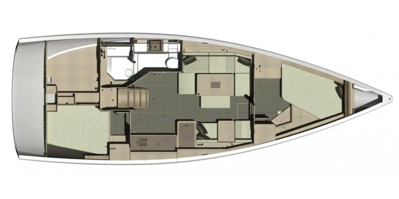 Dufour 412 layout 2