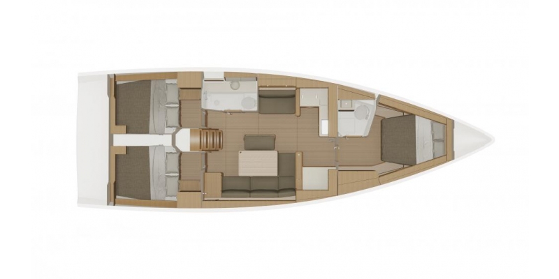Dufour 430 layout 1