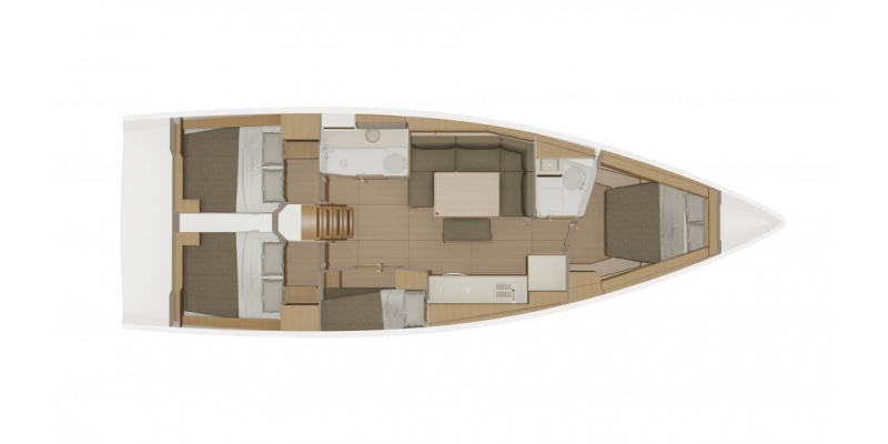Dufour 430 layout 2