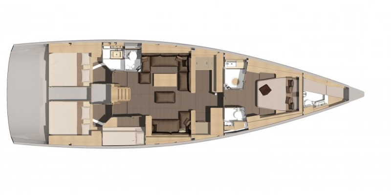 Dufour 56 layout 3