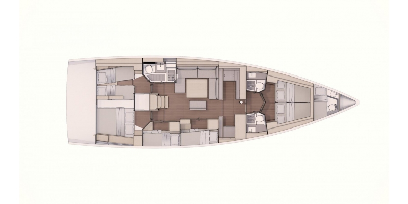 Dufour 530 layout 4