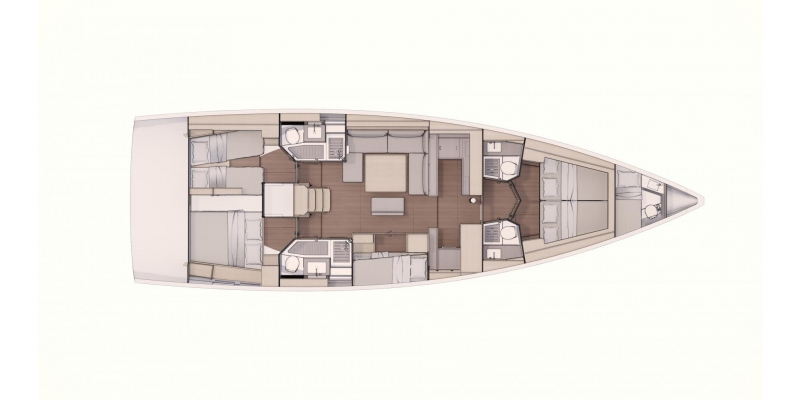 Dufour 530 layout 1