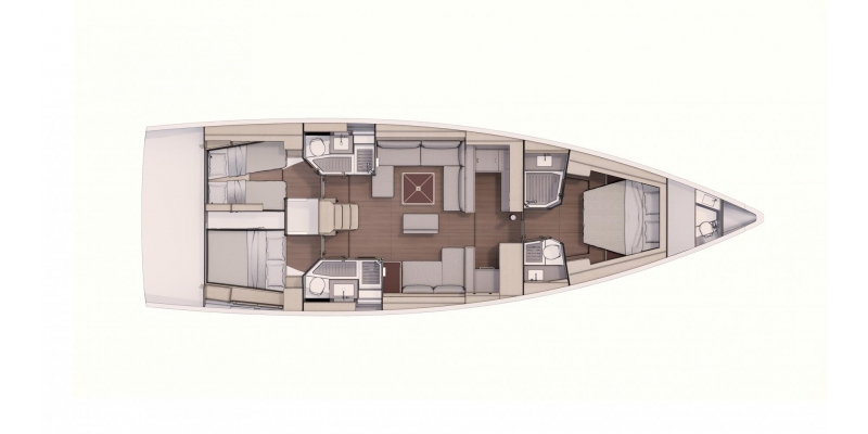 Dufour 530 layout 3