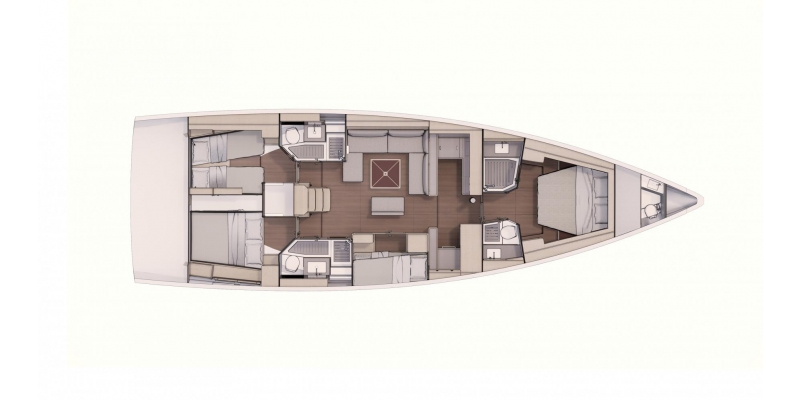 Dufour 530 layout 2