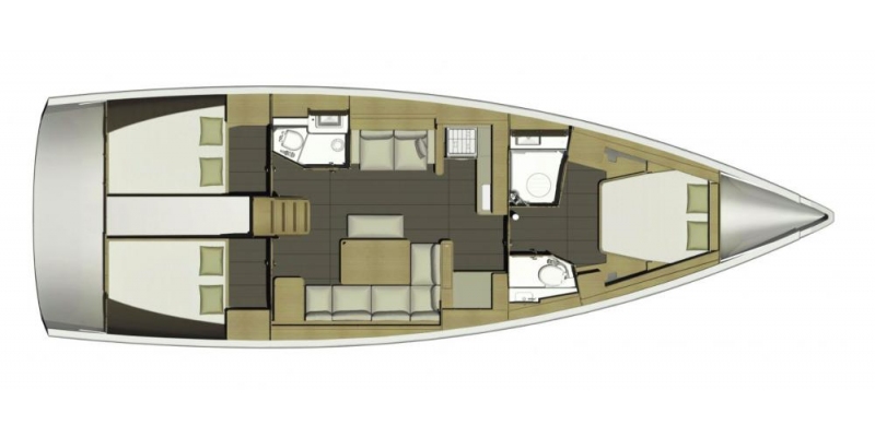 Dufour 460 layout 3