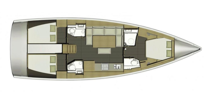 Dufour 460 layout 2