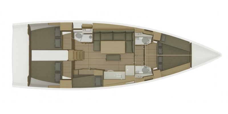 Dufour 460 layout 1