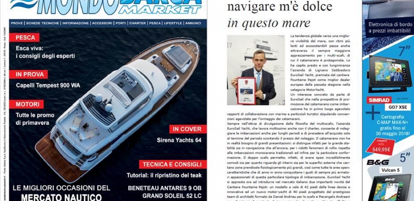 Euro Sail Yacht sulla rivista MONDO BARCA - 1