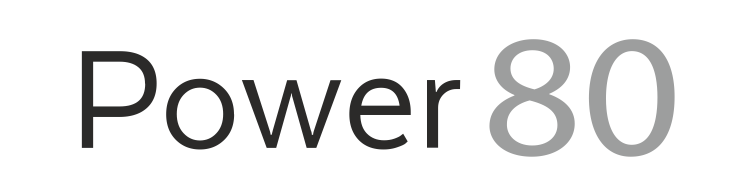 Power 80 logo